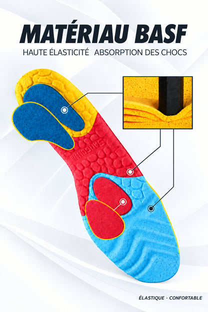 Semelles Ergonomiques Amortissantes en Mousse BASF